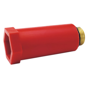 Bouchon de construction USH 025001 2000 / 2 &quot;, rouge, filetage laiton