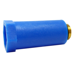 Bouchon de construction USH 025018 2000 / 2 &quot;, bleu, filetage laiton