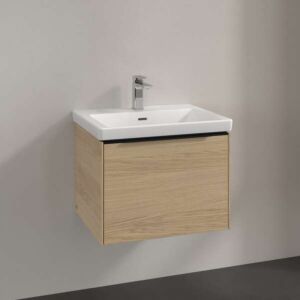 Villeroy &amp; Boch Subway 3.0 vanity unit C57701VJ 1 drawer, 572 x 429 x 478 mm, Nordic Oak