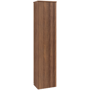 Villeroy &amp; Boch Antao tall cabinet K45100HM 41.4x171.9x28.7cm, washbasin top color lacquer, warm walnut