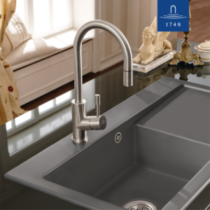 Villeroy and Boch kitchen Umbrella Flex 925400LC 11.5 l / min, pull-out, solid stainless steel