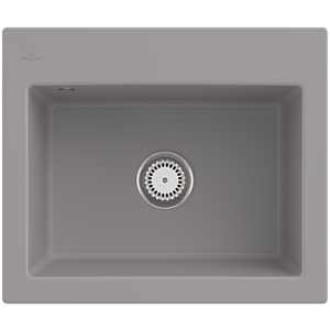 Villeroy and Boch Subway 60 S built-in sink 330900KD, 600 x 510 mm, fossil CeramicPlus