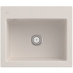 Villeroy and Boch Subway 60 S built-in sink 330900KR, 600 x 510 mm, crema CeramicPlus