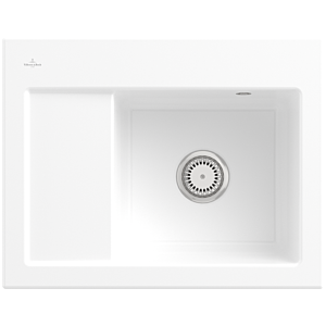 Villeroy and Boch Subway 45 Compact built-in sink 331300R1 built-in sink right, 650 x 510 mm, white alpine CeramicPlus