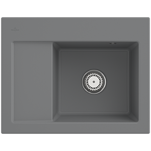 Villeroy and Boch Subway 45 Compact built-in sink 331300RW built-in sink right, 650 x 510 mm, stone white CeramicPlus