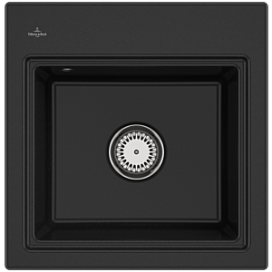 Évier encastrable Villeroy et Boch Subway Style 50 S 331500J0, 500 x 510 mm, chromite CeramicPlus