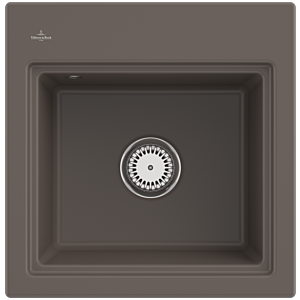 Évier encastrable Villeroy et Boch Subway Style 50 S 331500TR, 500 x 510 mm, bois CeramicPlus