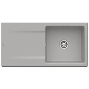 Villeroy & Boch Siluet sink 333601KD with waste set and manual operation, fossil