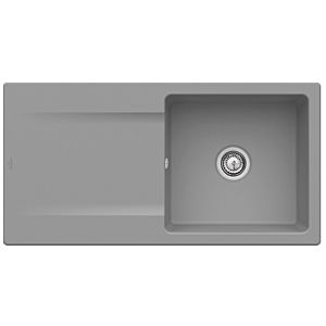 Villeroy & Boch Siluet sink 333601SL with waste set and manual operation, Stone