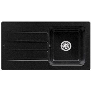 Villeroy & Boch Architectura MetalRim sink 335001J0 with waste set and manual operation, chromite