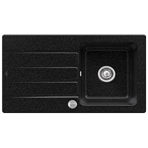 Villeroy &amp; Boch Architectura built-in sink 335002J0 with drain fitting and eccentric operation, chromite