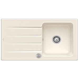 Villeroy &amp; Boch Architectura built-in sink 335002KR with drain fitting and eccentric operation, Crema