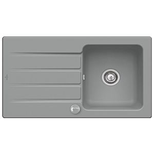 Villeroy & Boch Architectura Einbauspüle 335002SL mit Ablaufgarnitur und Exzenterbetätigung, Stone