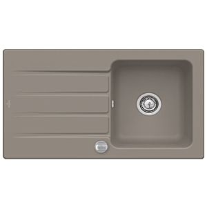 Villeroy &amp; Boch Architectura built-in sink 335002TR with drain fitting and eccentric operation, Timber