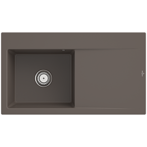 Villeroy and Boch Subway Style 50 Sink 335200TR Left-hand sink, 900 x 510 mm, timber CeramicPlus