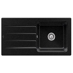 Villeroy & Boch Architectura MetalRim sink 336001J0 with waste set and manual operation, chromite