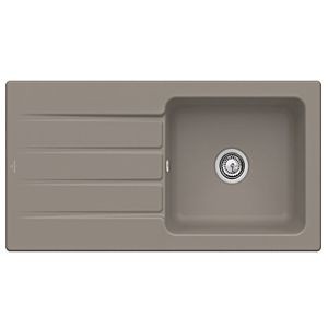 Villeroy & Boch Architectura MetalRim évier encastré 336001TR avec jeu de déchets et fonctionnement manuel, Bois