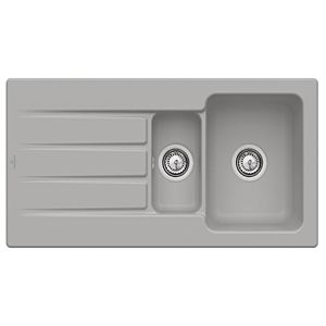 Villeroy & Boch Architectura MetalRim sink 336501KD with waste set and manual operation, fossil