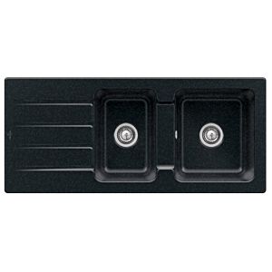 Villeroy & Boch Architectura MetalRim sink 338001J0 with waste set and manual operation, chromite