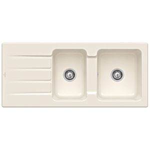 Villeroy & Boch Architectura MetalRim sink 338001KR with waste set and manual operation, crema