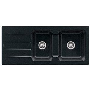 Villeroy &amp; Boch Architectura built-in sink 338002J0 with drain fitting and eccentric operation, chromite