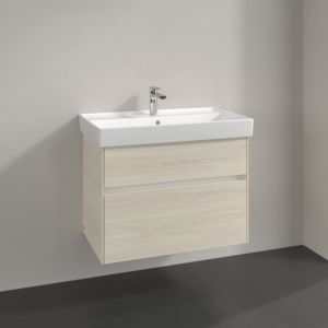 Villeroy et Boch Collaro meuble sous-vasque C01000AA 75,4x54,6x44,4cm, évier au milieu, chêne blanc