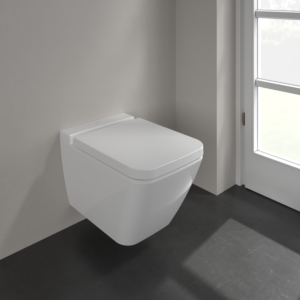 Villeroy & Boch Finion Wand WC 4664R0R1 37,5x56cm, weiss, Ceramicplus, spülrandlos