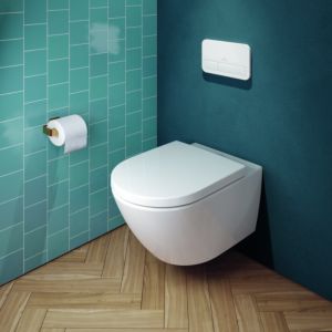 Villeroy et Boch Subway 3.0 WC compact 4670T0R1 TwistFlush, sans monture, blanc Ceramicplus