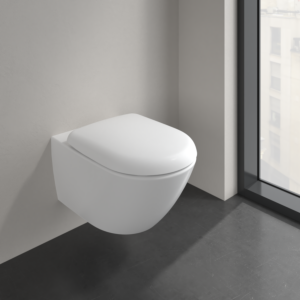 Villeroy & Boch Antao WC 370x560x355mm Rund wandh. 4674T0RW Abg. waagr. m. TwistFlush StoneWhite c+