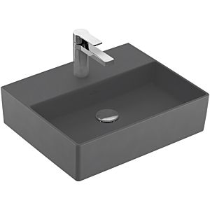 Villeroy & Boch Memento 2.0 Waschtisch 4A2251I4 50 x 42 cm, Graphite C-plus, mit Hahnloch, ohne Überlauf
