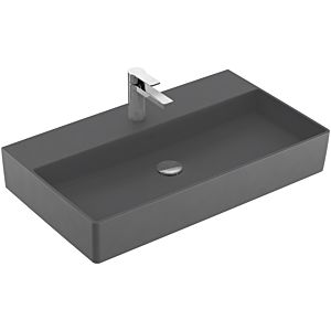 Villeroy & Boch Memento 2.0 Waschtisch 4A2281I4 80 x 47 cm, Graphite C-plus, mit Hahnloch, ohne Überlauf