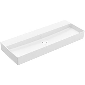 Villeroy und Boch Memento 2.0 Waschtisch 4A22C3RW 120x47cm, ohne Hahnloch & Überlauf, Stone White C+
