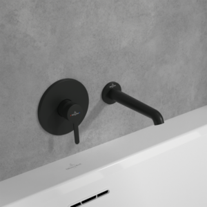 Villeroy et Boch Skyla Bec de Baignoire TVT116001000K5 Laiton Noir Mat