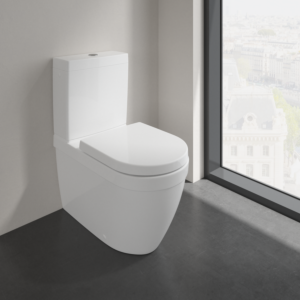 Villeroy and Boch Architectura MetalRim -standing washdown WC 5691R001 37 x 70 cm, for combination, horizontal outlet, white