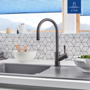 Villeroy und Boch Küchenarmatur Umbrella Flex 92540005 11,5 l/min, ausziehbar, anthrazit