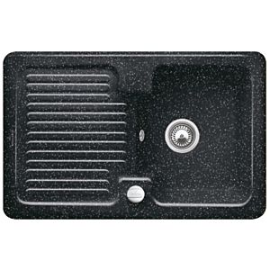 Villeroy & Boch Condor Einbauspüle 674502J0 mit Ablaufgarnitur und Exzenterbetätigung, Chromit