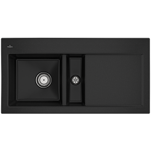 Évier encastrable Villeroy et Boch Subway 60 677000J0 évier à gauche, 1000 x 510 mm, chromite CeramicPlus