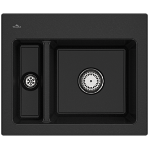 Villeroy und Boch Subway 60 XM Einbauspüle 678000J0 Spülbecken, 620 x 510 mm, chromite CeramicPlus