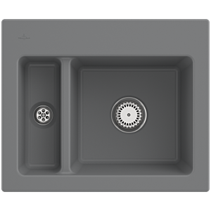 Villeroy und Boch Subway 60 XM Einbauspüle 678000SL Spülbecken, 620 x 510 mm, stone CeramicPlus