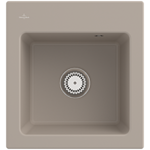 Villeroy und Boch Subway 45 XS Einbauspüle 678100AM Spülbecken, 475 x 510 mm, almond CeramicPlus