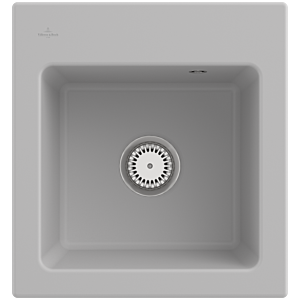 Évier encastrable Villeroy et Boch Subway 45 XS 678100SM, 475 x 510 mm, vapeur CeramicPlus