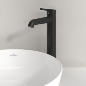 Villeroy und Boch Skyla Waschtischarmatur TVW116003000K5 Messing, erhöht, Matt Black