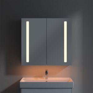 Villeroy&Boch My View 14 Spiegelschrank A4218000 80 x 75 x 17,3 cm, LED-Beleuchtung, 2 Türen