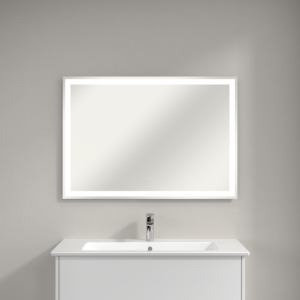 Miroir de salle de bain Villeroy & Boch Finero avec éclairage A4681000 1000 x 700 x 25 mm