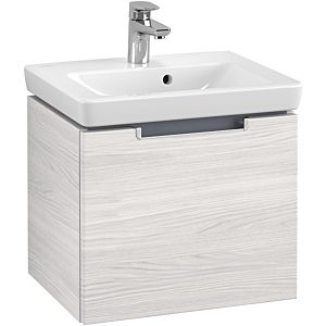 Villeroy & Boch Subway 2.0 Villeroy & Boch Subway 2.0 A68500E8 48.5x42x38cm, 2000 pull-out, silver matt handle, white wood