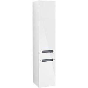 Villeroy & Boch Subway 2.0 Hochschrank A70710DH 35 x 165 x 37 cm, links, glossy white, Griff chrom