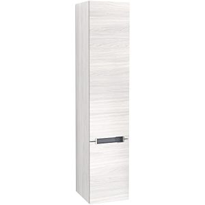 Villeroy & Boch Subway 2.0 Hochschrank A71010E8 35x165x37cm, rechts, Griff chrom, white wood