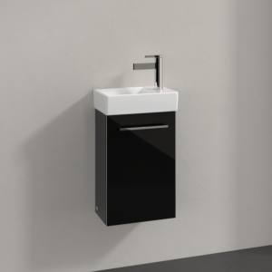Villeroy and Boch Avento vanity unit A87600B3 34 x 51.4 x 20.2 cm, 2000 left, match2 door, Crystal Black