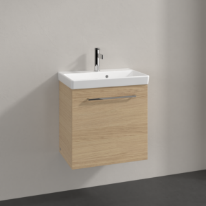 Villeroy et Boch Avento meuble sous-vasque A88801VJ 53 x 51,4 x 35,2 cm, charnières à droite, 1 porte, Chêne Nordique