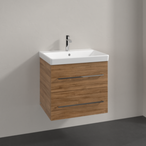 Avento Villeroy et Boch vasque A88900RH 58x51,4x45,2cm, 2 coulissants, Kansas Oak
